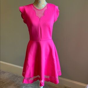 TED BAKER HOT PINK DRESS Size 2